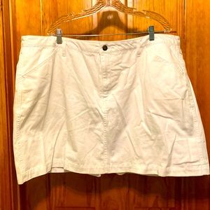 Like new white Woman Within white skort, 24W.